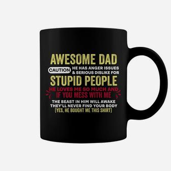 I Get My Attitude From My Dad Coffee Mug | Crazezy UK