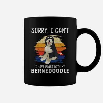 I Have Plans With My Bernedoodle Funny Dog Lover Coffee Mug | Crazezy CA