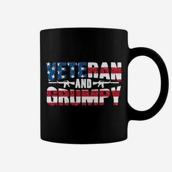 I Have Two Titles Veteran And Grumpy And I Rock Them Both Coffee Mug | Crazezy AU
