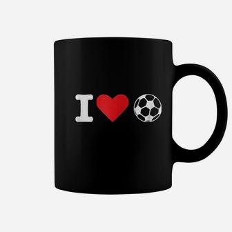 I Heart Love Soccer Coffee Mug | Crazezy UK