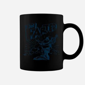 I Just Farted Funny Gnome Fathers Day Retro Coffee Mug | Crazezy CA
