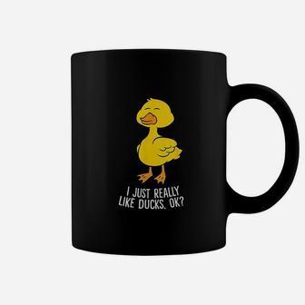 I Just Really Like Ducks Coffee Mug | Crazezy