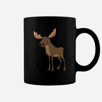 I Just Really Like Moose Ok Funny Canadian Moose Coffee Mug | Crazezy