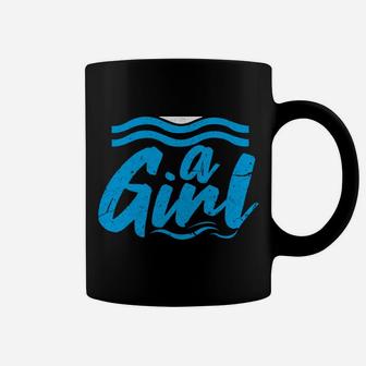 I Know I Swim Like A Girl Try To Keep Up Swimming Coffee Mug | Crazezy AU
