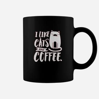 I Like Cats And Coffee Coffee Mug | Crazezy UK