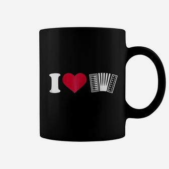 I Love Accordion Coffee Mug | Crazezy