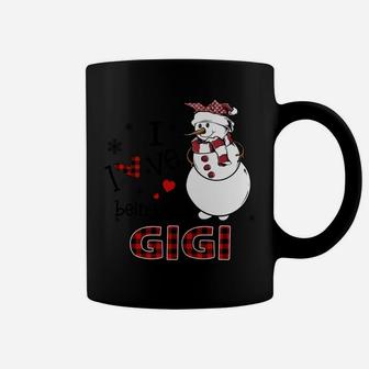 I Love Being A Gigi Snowman - Christmas Gift Coffee Mug | Crazezy