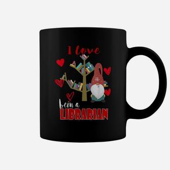 I Love Being A Librarian Books Valentines Day Book Lovers Coffee Mug | Crazezy