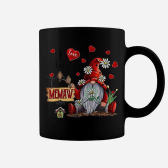 I Love Being A Memaw - Gnome Daisy Heart Coffee Mug | Crazezy DE