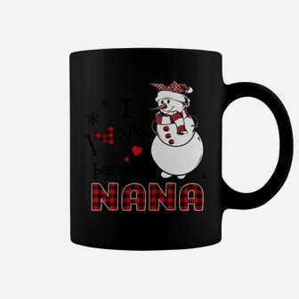 I Love Being A Nana Snowman - Christmas Gift Coffee Mug | Crazezy AU