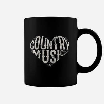 I Love Country Design Country Music Lover Gift Idea Coffee Mug | Crazezy DE