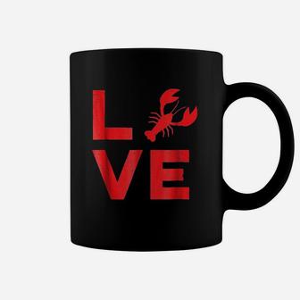 I Love Crawfish Funny Louisiana Crawfish Party Coffee Mug | Crazezy