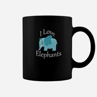 I Love Elephants Cute Kid Friendly Gift Elephan Coffee Mug - Thegiftio UK