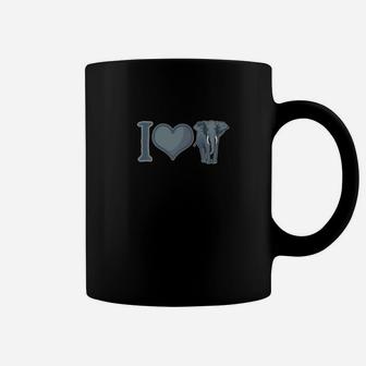 I Love Heart Elephants Coffee Mug - Thegiftio UK