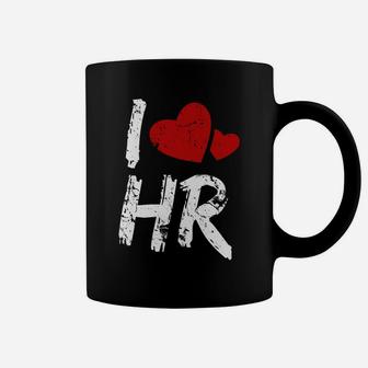 I Love Hr Red Heart Human Resources Love Shirt Coffee Mug | Crazezy DE