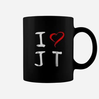 I Love Jt Heart Funny Jt Gift Coffee Mug | Crazezy UK