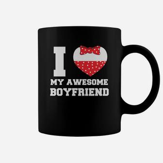 I Love My Awesome Boyfriend Gift For Valentine Happy Valentines Day Coffee Mug - Seseable