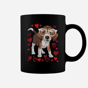 I Love My Beagle Valentines Day Coffee Mug - Monsterry CA