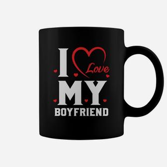I Love My Boy Friend Romantic Valentine Gift Happy Valentines Day Coffee Mug - Seseable
