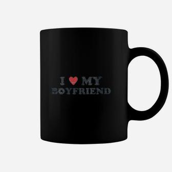 I Love My Boyfriend Dark Coffee Mug | Crazezy UK
