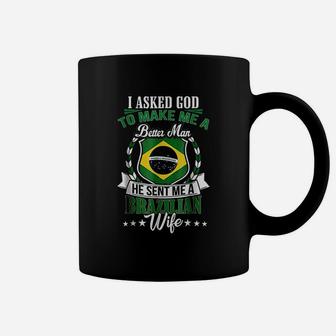 I Love My Brazilian Wife Anniversary Coffee Mug | Crazezy CA