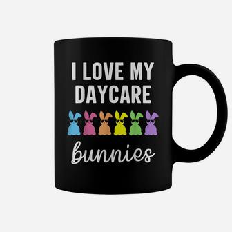 I Love My Daycare Bunnies Cute Teacher Easter Day Coffee Mug | Crazezy DE