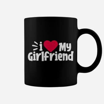 I Love My Girlfriend Couples Boyfriend Valentine's Day Coffee Mug - Monsterry
