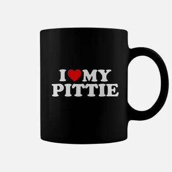 I Love My Pittie For Pit Bull Mom Dad Coffee Mug - Thegiftio UK
