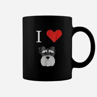 I Love My Schnauzer Coffee Mug | Crazezy