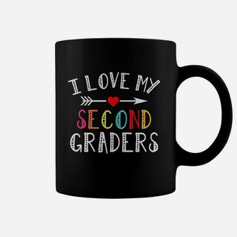I Love My Second Graders Cute For 2Nd Grade Teacher Coffee Mug | Crazezy DE
