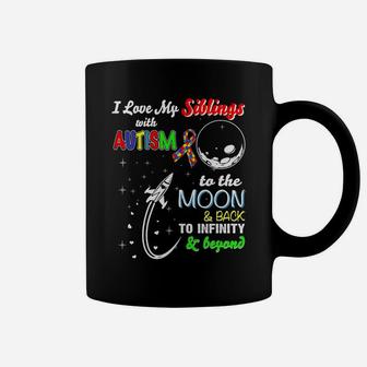 I Love My Siblings With Autism To The Moon And Back Coffee Mug - Thegiftio