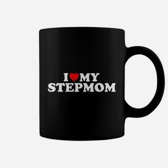 I Love My Stepmom Heart My Step Mom Coffee Mug - Thegiftio