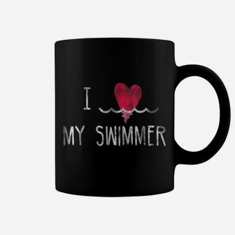 I Love My Swimmer T-Shirt Swimming Swim Mom Coffee Mug | Crazezy DE