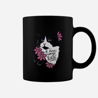 I Love My Tuxie Cat Coffee Mug | Crazezy