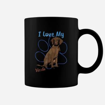 I Love My Vizsla Best Dog Lover Coffee Mug | Crazezy