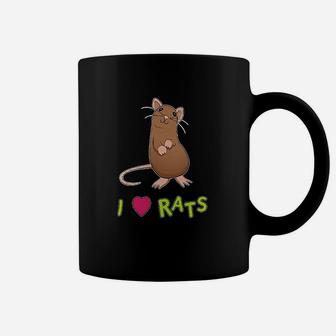 I Love Rats Coffee Mug | Crazezy