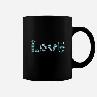 I Love Scuba Diving Ocean Coffee Mug - Thegiftio UK