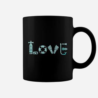 I Love Scuba Diving Ocean Coffee Mug - Thegiftio UK