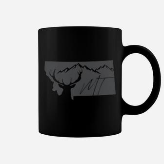 I Love The State Of Montana My Sweet Home Deer Elk Hunting Coffee Mug | Crazezy CA