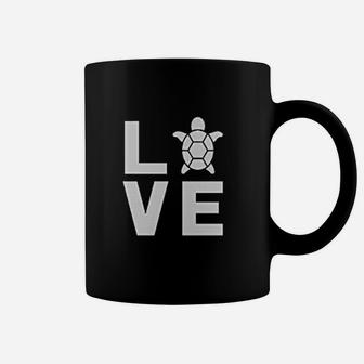 I Love Turtles Animal Lover Turtle Print Cute Coffee Mug | Crazezy