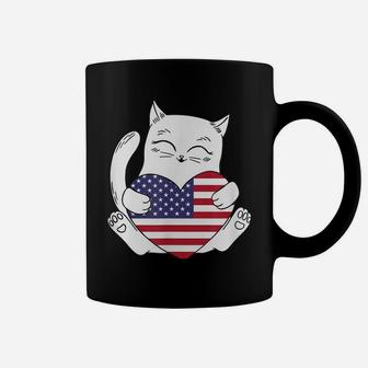 I Love Usa | Cat Lovers Tees | Cat Design Shirt | Cat Coffee Mug | Crazezy UK