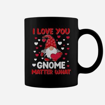 I Love You Gnome Matter What Valentine's Day Coffee Mug - Monsterry