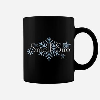 I Smell Snow Winter Christmas Holiday Snowflake Sweatshirt Coffee Mug | Crazezy