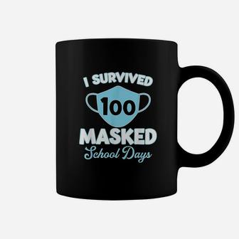 I Survived 100 School Days Virtual Teaching Coffee Mug | Crazezy DE