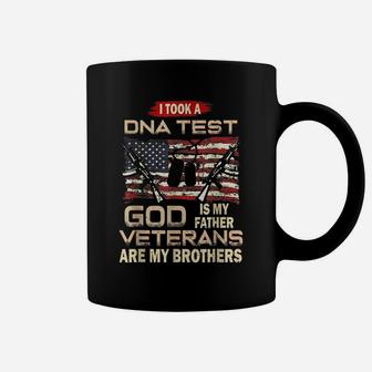 I Took A Dna Test God Is My Father Veterans Are My Brothers Coffee Mug | Crazezy DE