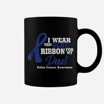 I Wear Dark Blue For My Dad Shirt Coffee Mug | Crazezy