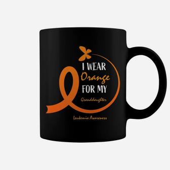 I Wear Orange For My Granddaughter Leukemia Awareness Women Coffee Mug | Crazezy DE