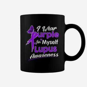 I Wear Purple For Myself Coffee Mug | Crazezy DE