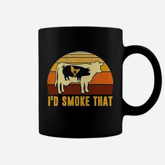 I Would Smok That Vintage Funny Bbq Grilling Party Coffee Mug | Crazezy AU