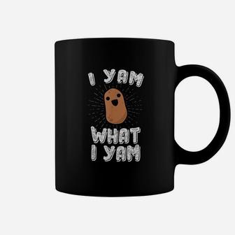 I Yam What I Yam Funny Potato Coffee Mug - Thegiftio